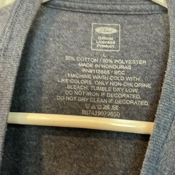 Ford Men's Size Large Blue Short Sleeve Tee - Picture 3 of 5